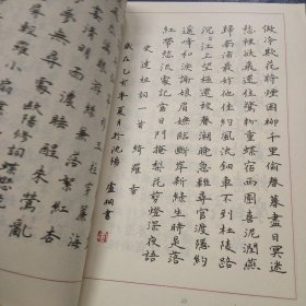 硬笔书法大师最新精品系列 卢桐硬笔书法卷、董文硬笔书法卷、2本