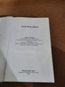 CIVIL PROCEDURE,(民事诉讼程序)