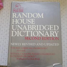 Random House Unabridged Dictionary Second Edition Newly Revised And Updated英语进口原版巨型大辞典 带拇指索引