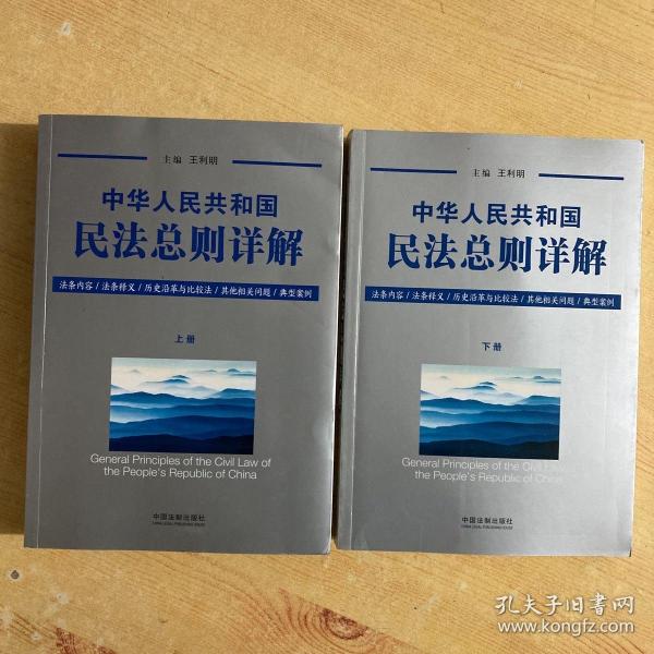 中华人民共和国民法总则详解（套装上下册）