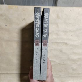 鲁迅回忆录 专著（上中册）