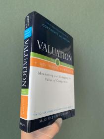 现货 估值评估 Valuation + DCF Model Download: Measuring and Managing the Value of Companies 英文原版 价值评估：公司价值的衡量与管理