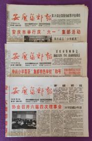 安徽省地方邮刊《安庆集邮报》2008年总第81、82、83期