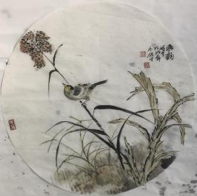 中美协刘保才老师花鸟画