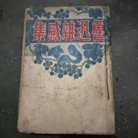 《鲁迅杂感集》 本书1946年十月出版，书内容有特色，有杨宝堃三枚收藏印，书中及封底作有笔记，内有鲁迅传略。