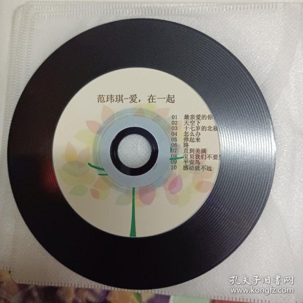 CD 光盘 黑胶唱片 范玮琪－爱，在一起（单碟装 裸碟）cd 影碟