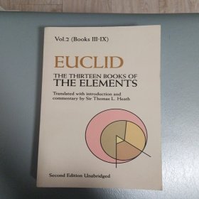 The Thirteen Books of the Elements (Euclid, Vol. 2--Books III-IX)：Books of Euclids Elements