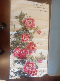 四川西蜀牧丹王志林画牧丹