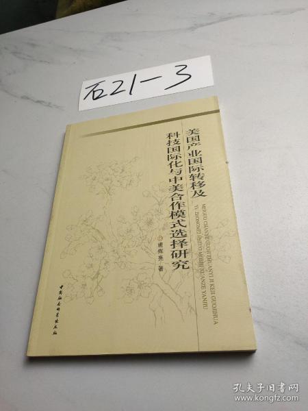 美国产业国际转移及科技国际化与中美合作模式选择研究