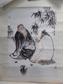 海派著名画家毛国伦作品