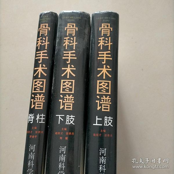 骨科手术图谱：上肢 下肢 脊柱（三册合售）