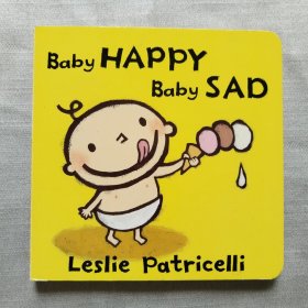 Baby Happy Baby Sad 英文童书 英文纸板书 卡板书