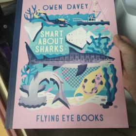 【现货】【插画师Owen Davey】Smart About Sharks 聪明的鲨鱼 儿童艺术绘本