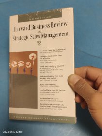 战略销售管理(哈佛商业评论系列)HBR: ON STRATEGIC SALES MANAGEMENT HAR 未拆封