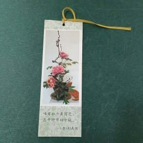 牡丹摄影书签