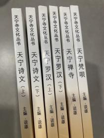 常州天宁寺文化丛书：天宁禅寺 天宁诗文上下  天宁梵呗 天宁罗汉上下（六本合售）