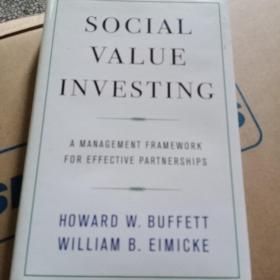 social value investing（社会价值投资）英文原版 有英文签名