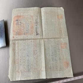 老底片2张（1958年中国人民解放军广东佛山军分区）出船命令（一张）书里夹着的不知道是不是一起的，按图发货（