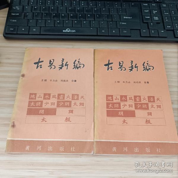 古易新编上下 谨以此书献给易学家陈抟辞世一千年图表15幅1988年一版一印