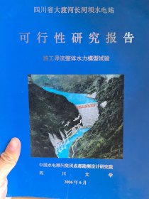 四川省大渡河长河坝水电站可行性研究报告