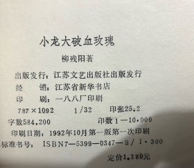 小龙大破血玫瑰（上中下）