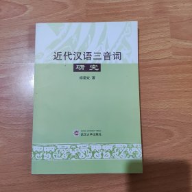 近代汉语三音词研究 杨爱姣 武汉大学出版社 9787307046795