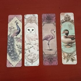 经典花草禽鸟书签