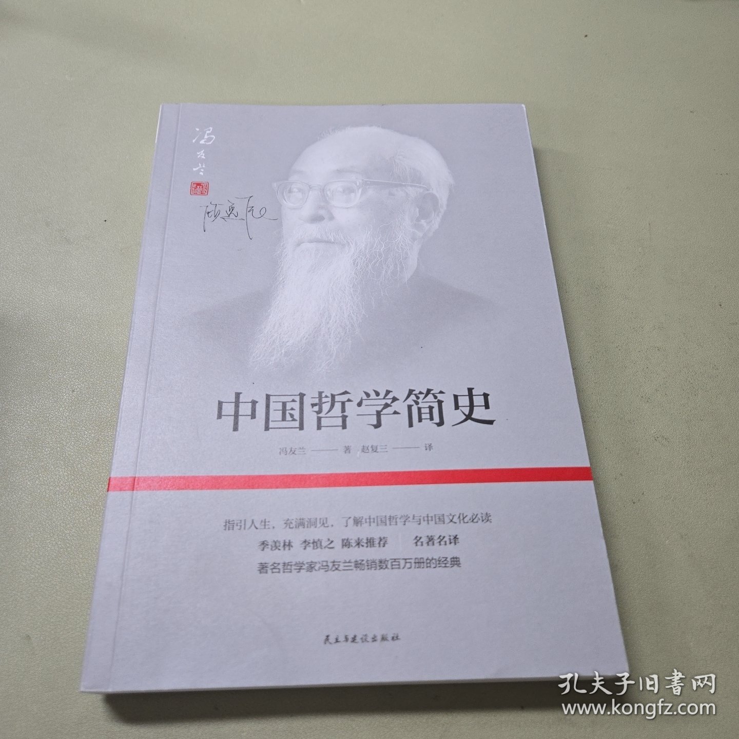 中国哲学简史(著名哲学家冯友兰畅销数百万册的经典。指引人生，充满洞见，了解中国哲学与中国文化必读。季羡林、李慎之、陈来推荐)