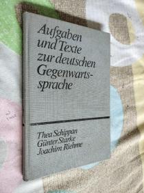 AUFGABEN UND TEXTE ZUR DEUTSCHEN GEGENWARTS SPRACHE