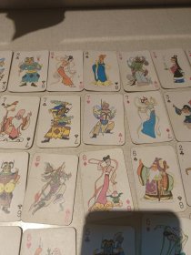 80年代左右美猴王儿童扑克一幅54张全