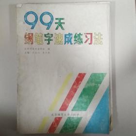 99天钢笔字速成练习法