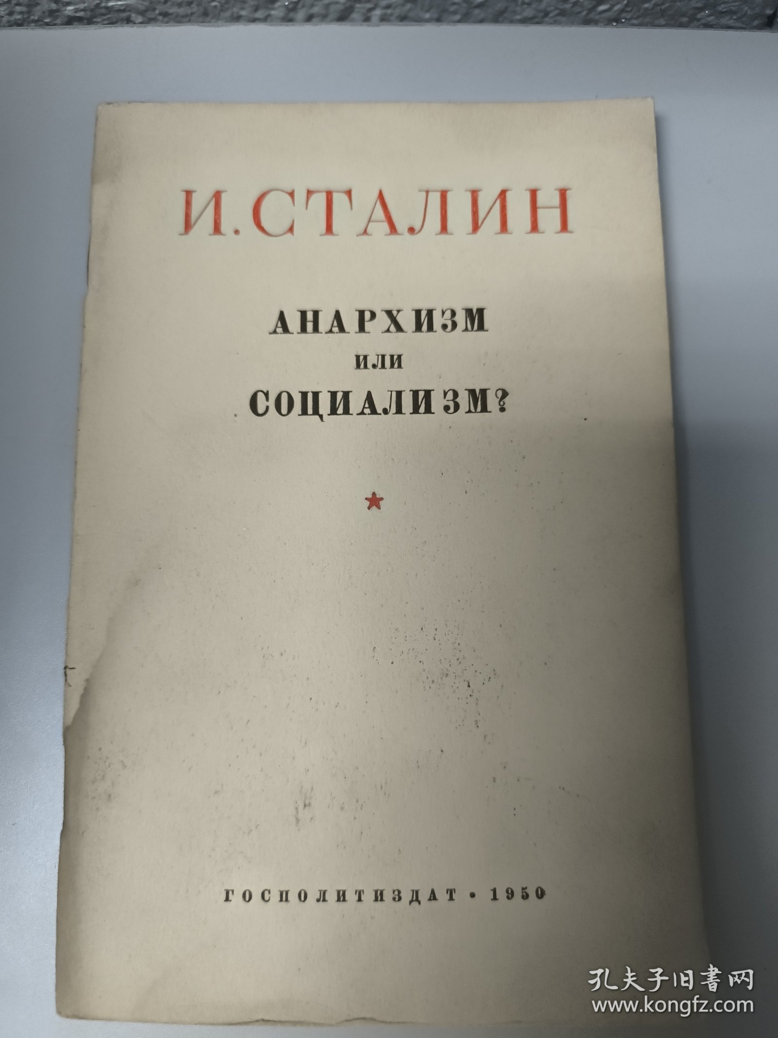 АНАРХИЗМ или СОЦИАЛИЗМ? 无政府主义还是社会主义？