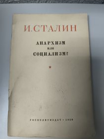 АНАРХИЗМ или СОЦИАЛИЗМ? 无政府主义还是社会主义？