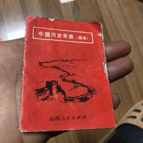 中国历史年表（简本）