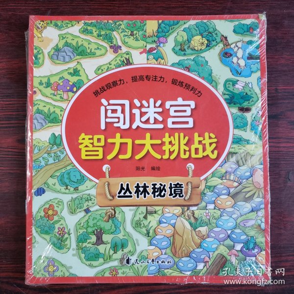 闯迷宫智力大挑战（全8册）儿童专注力训练益智游戏图解书6-8-10-12岁全脑脑力潜能开发左右脑书籍 走迷宫大冒险挑战逻辑思维提升 小学生思维能力训练高难度 幼儿早教游戏绘本全面训练观察力和专注力