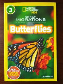 National Geographic Readers: Great Migrations Butterflies 【正版全新】