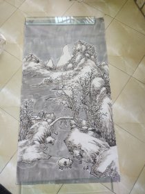 画家手绘山水画作品保真迹.009