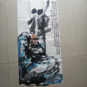 500禅意人物画（作品来自画家本人，保真）