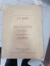 J.S.BACH SIX SUITES(原版钢琴曲）