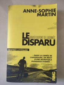 LE DISPARU   法文原版 20开 近新 [由于孔网最近对1986年以后外文限制搜索显示,如有需要请进本店搜索]