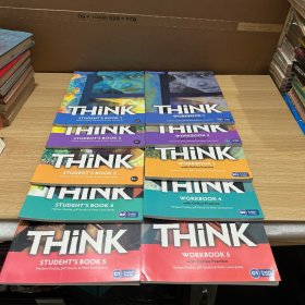 （十本合售）原版 剑桥中学英语教材 练习册 think workbook 1 2 3 4 5 + 学生用书 student's book 1 2 3 4 5 全套