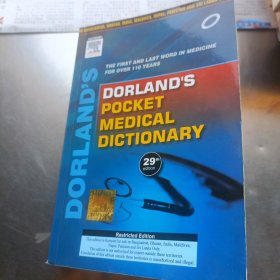 Dorlands Pocket Medical Dictionary 29th EDITION Thoroughl