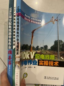 10kV配電線路帶電作業(yè)實操技術(shù) 10kv帶電作業(yè)典型操作詳解 10kv架空配電線路帶電作業(yè)指導(dǎo)書，3本專業(yè)書籍合售