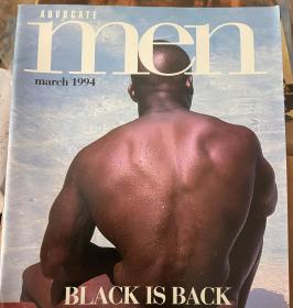 Advocate men magazine male nudity 1994年3月 国外黑人男模写真杂志
