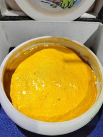 朱砂，金色印泥，自配印泥缸，60.70时年代景德镇瓷缸