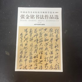 中国高等美术院校名师教学范本；张金铭书法作品选【全新未拆封】