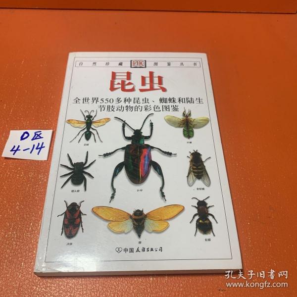 昆虫：全世界550多种昆虫、蜘蛛和陆生节肢动物的彩色图鉴