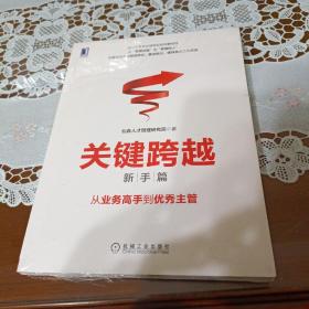 关键跨越（新手篇）：从业务高手到优秀主管，全新未开封