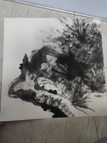 自娱斋保真销售：李丰民，50*50。号大风，字云明，麻雀斋主，生长在北京。北京大风雀语书画院院长、北京美术家协会会员、中国民主建国会会员、中国人民大学画院任惠中工作室画家，现首都师范大学刘大为工作室画家。1984年就读于中央美术学院国画系，受教于黄润华、姚治华、韩国臻、田黎明等。10