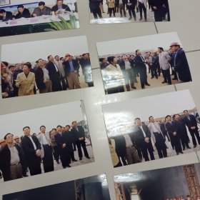 老照片视察水利照片27张原江苏省政协主席黄莉新等